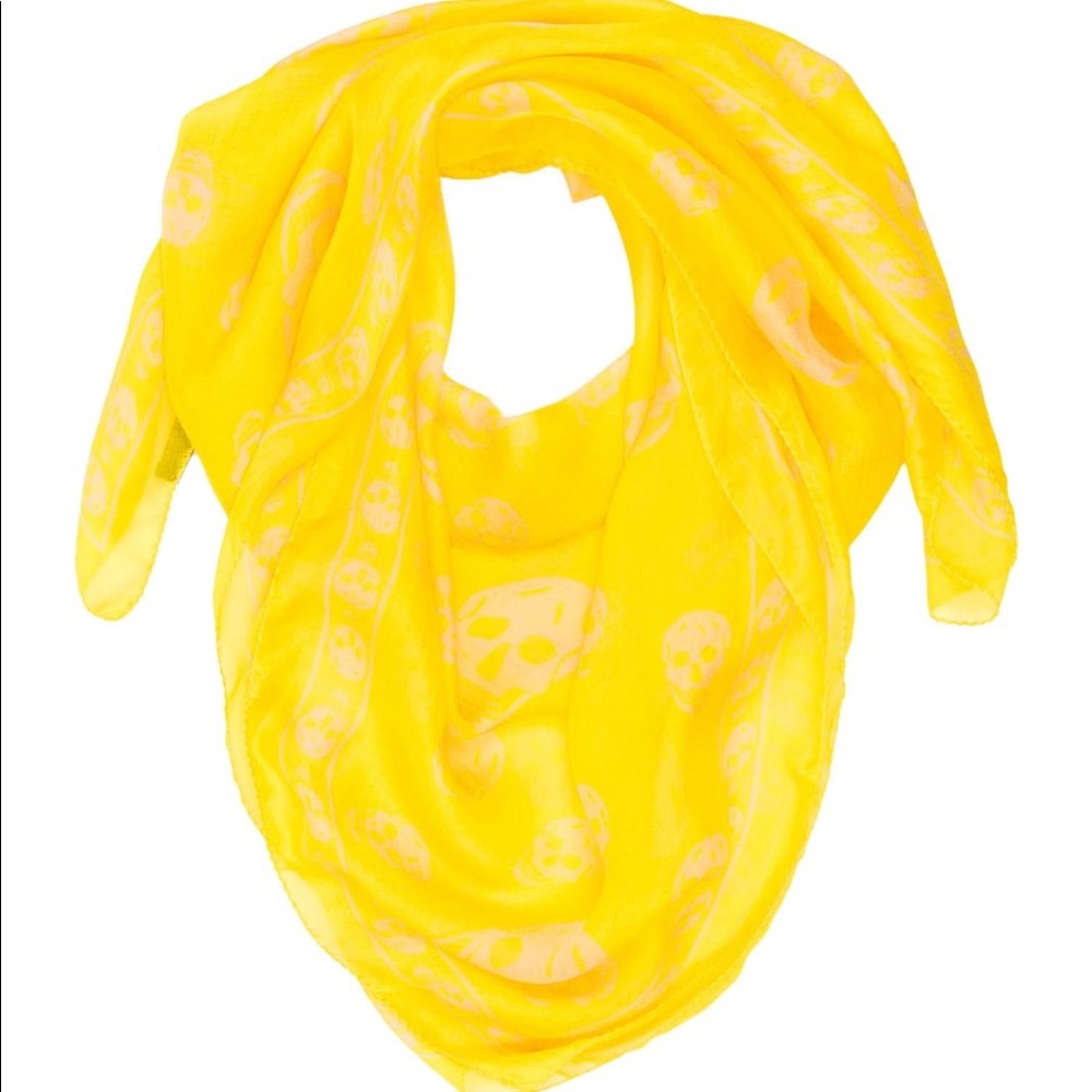 Alexander McQueen Silk Skull Scarf